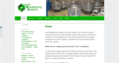 Desktop Screenshot of leanmanufacturing-lms.com